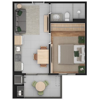 1Q 34m²