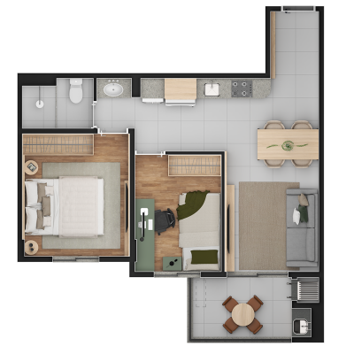 2Q 50m²