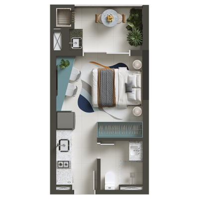 Studio - 25m² - final 06 e 07